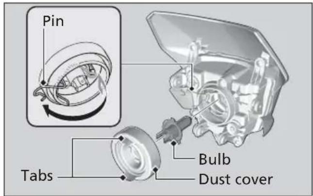 Honda CRF300L (2013) - Headlight Bulb - 2