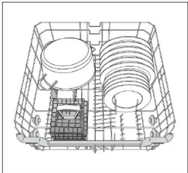 HAIER XIB 5B2D3FB - WYKORZYSTANIE KOSZYKA GÓRNEGO - 4