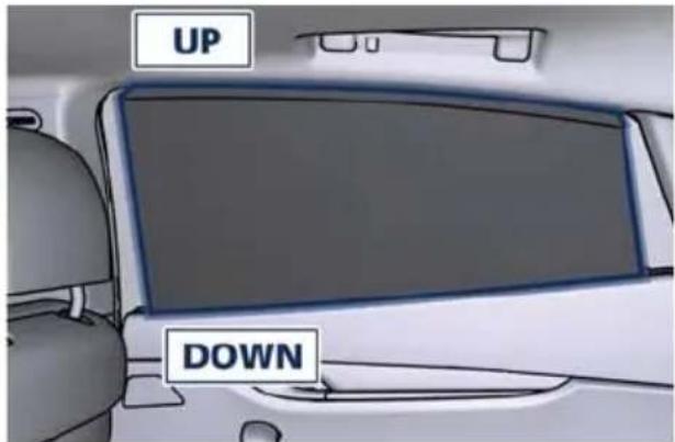 Maserati Quattroporte (2016) - Powersunshadeonreardoors'windows - 5