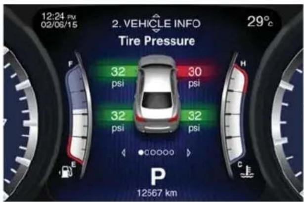 Maserati Quattroporte (2016) - TirePressureMonitoringSystem(TPMS) - 5