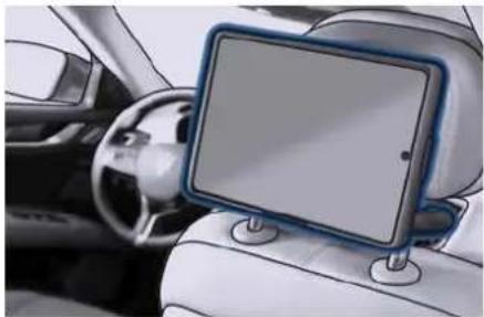 Maserati Quattroporte (2022) - iPad Holder (Genuine Accessories) - 1