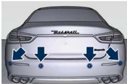 Maserati Quattroporte (2022) - Park Assist Sensors - 1