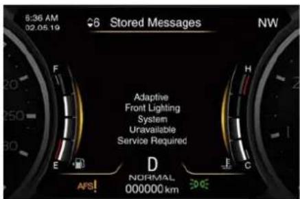 Maserati Quattroporte (2022) - AFS System Failure - 1