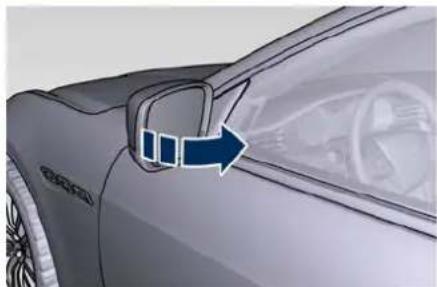 Maserati Quattroporte (2022) - Folding Mirrors - 2