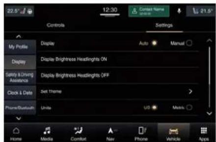Maserati Quattroporte (2022) - Modes for Setting a Function - 1