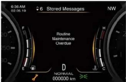Maserati Quattroporte (2022) - Scheduled Maintenance (Service) Indicator - 2