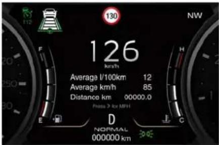 Maserati Quattroporte (2022) - TFT Display Areas - 1