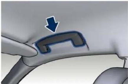 Maserati Quattroporte (2022) - Handholds and Cloth Hooks - 1