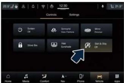 Maserati Quattroporte (2022) - Start & Stop Function Disabling - 2