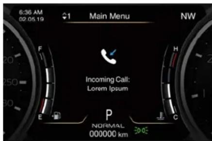 Maserati Quattroporte (2022) - Phone Mode Button - 1