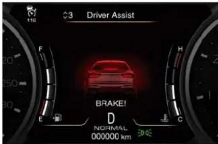 Maserati Quattroporte (2022) - Forward Collision Warning - FCW ( ) - 2