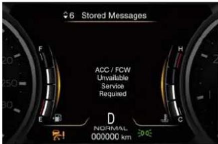 Maserati Quattroporte (2022) - Service ACC/FCW Warning - 1