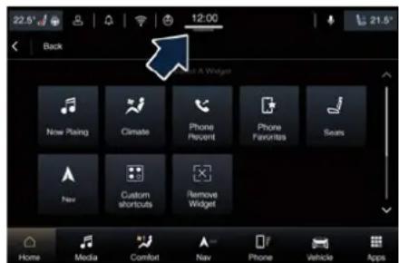 Maserati Quattroporte (2022) - Clock & Date - 2