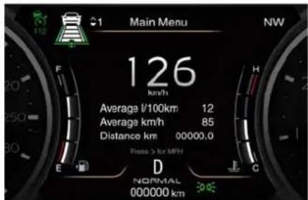 Maserati Quattroporte (2022) - MAIN MENU - 1
