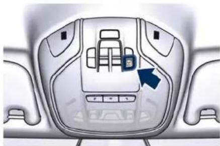 Maserati Quattroporte (2022) - Button to Switch off Passenger Compartment Lights - 1