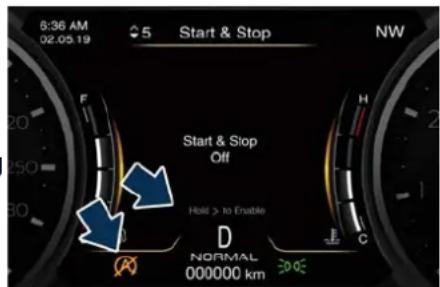 Maserati Quattroporte (2022) - Start & Stop Function Disabling - 1