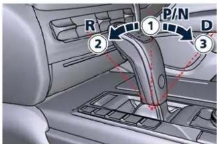 Maserati Quattroporte (2022) - Shift Lever Movements - 1