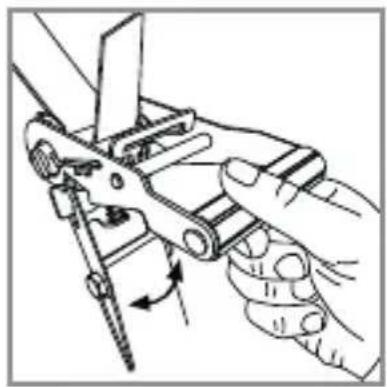 ULTIMATE SPEED HG07155 - - Attaching the lashing strap - 2