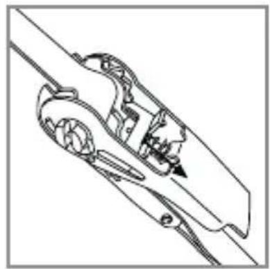 ULTIMATE SPEED HG07155 - ● Releasing the lashing strap - 3