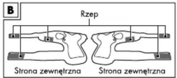 B Rzep Strona zewnętrzna Strona zewnętrzna