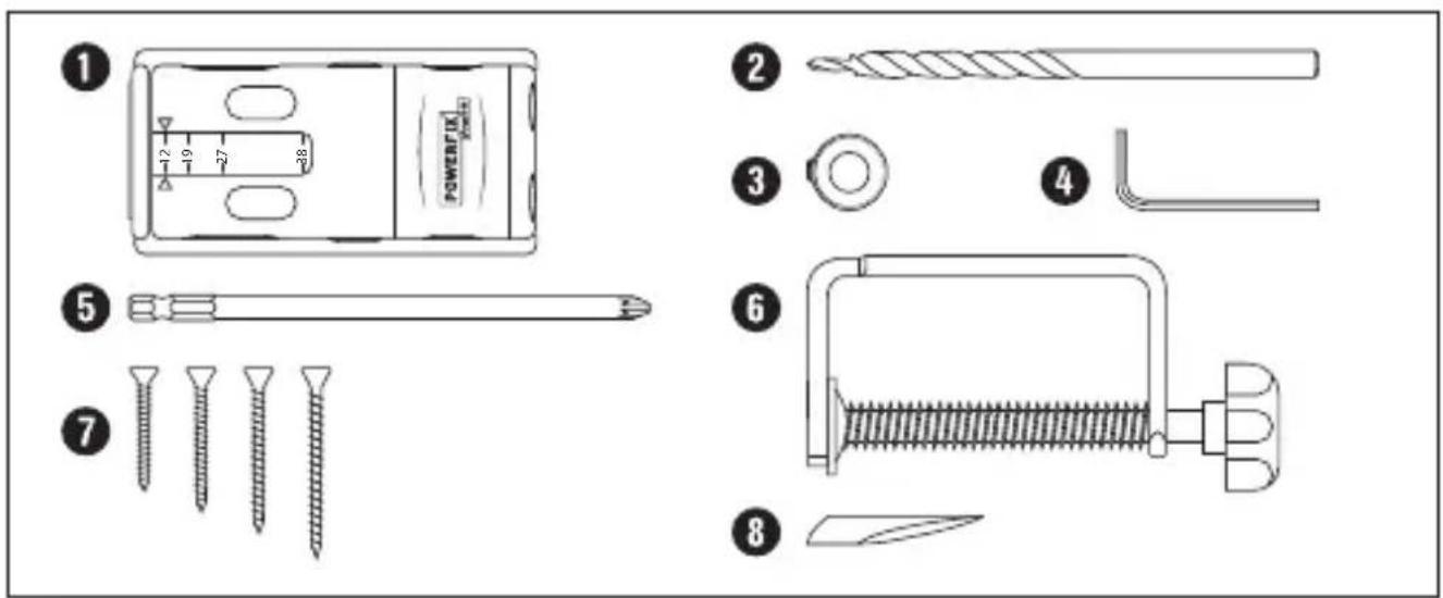 POWERFIX IAN 322470 - Lieferumfang - 1