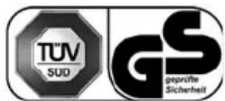 TÜV SUD GS geprüfte Sicherheit