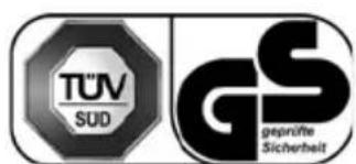 TÜV SUD GS geprüfte Sicherheit