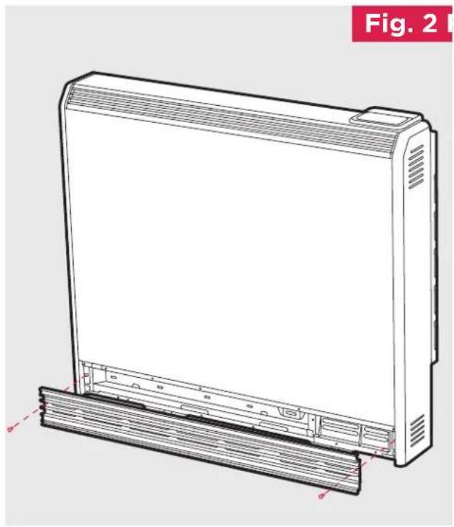 DIMPLEX XLE070 - NOTE - Retain these screws for reassembly. If misplaced, M4 x 10 Tritap screws must be used. IMPORTANT - Do not use the outer top panel or the rear heat shield to lift or carry the heater. - 3