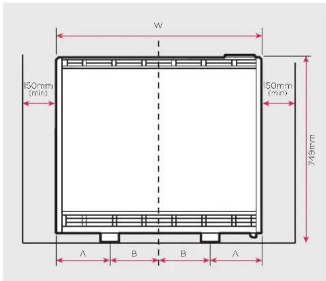 DIMPLEX XLE070 - CAUTION SHOULD BE TAKEN NOT TO REST THE HEATER UPON THE ROOM TEMPERATURE SENSOR HOUSING. (Fig. 1b) - 1