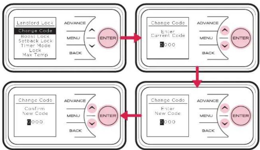 DIMPLEX XLE070 - Changing the PIN - 1