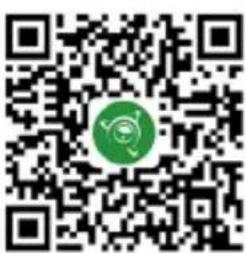 QR code with a green circular logo in the center, likely linking to a digital resource or website.
