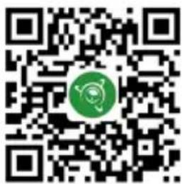 QR code with a green circular logo in the center, likely linking to a digital resource or website.