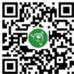 QR code with a green circular logo in the center, likely linking to a digital resource or website.