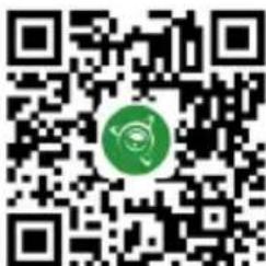 QR code with a green circular logo in the center, likely linking to a digital resource or website.