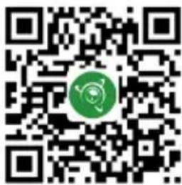 QR code with a green circular logo in the center, likely linking to a digital resource or website.