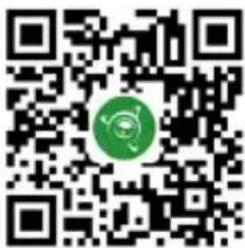 QR code with a green circular logo in the center, likely linking to a digital resource or website.
