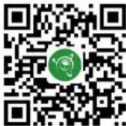 QR code with a green circular logo in the center, likely linking to a digital resource or website.