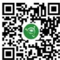 QR code with a green circular logo in the center, likely linking to a digital resource or website.