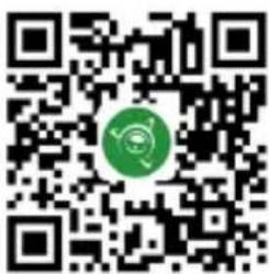 QR code with a green circular logo in the center, likely linking to a digital resource or website.