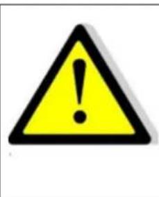Yellow triangular warning sign with black exclamation mark, commonly used to indicate a hazard or alert event.