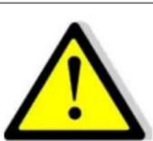 Yellow triangular warning sign with black exclamation mark, commonly used to indicate a hazard or alert event.