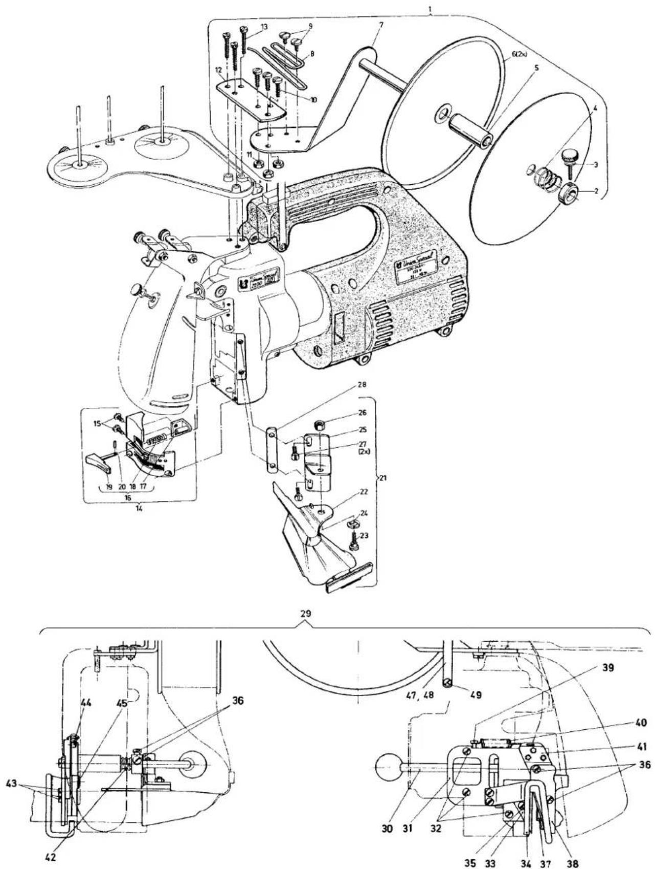 Union Special 2200FA - MOUNTING INSTRUCTION MONTAGEHINWEISE - 4