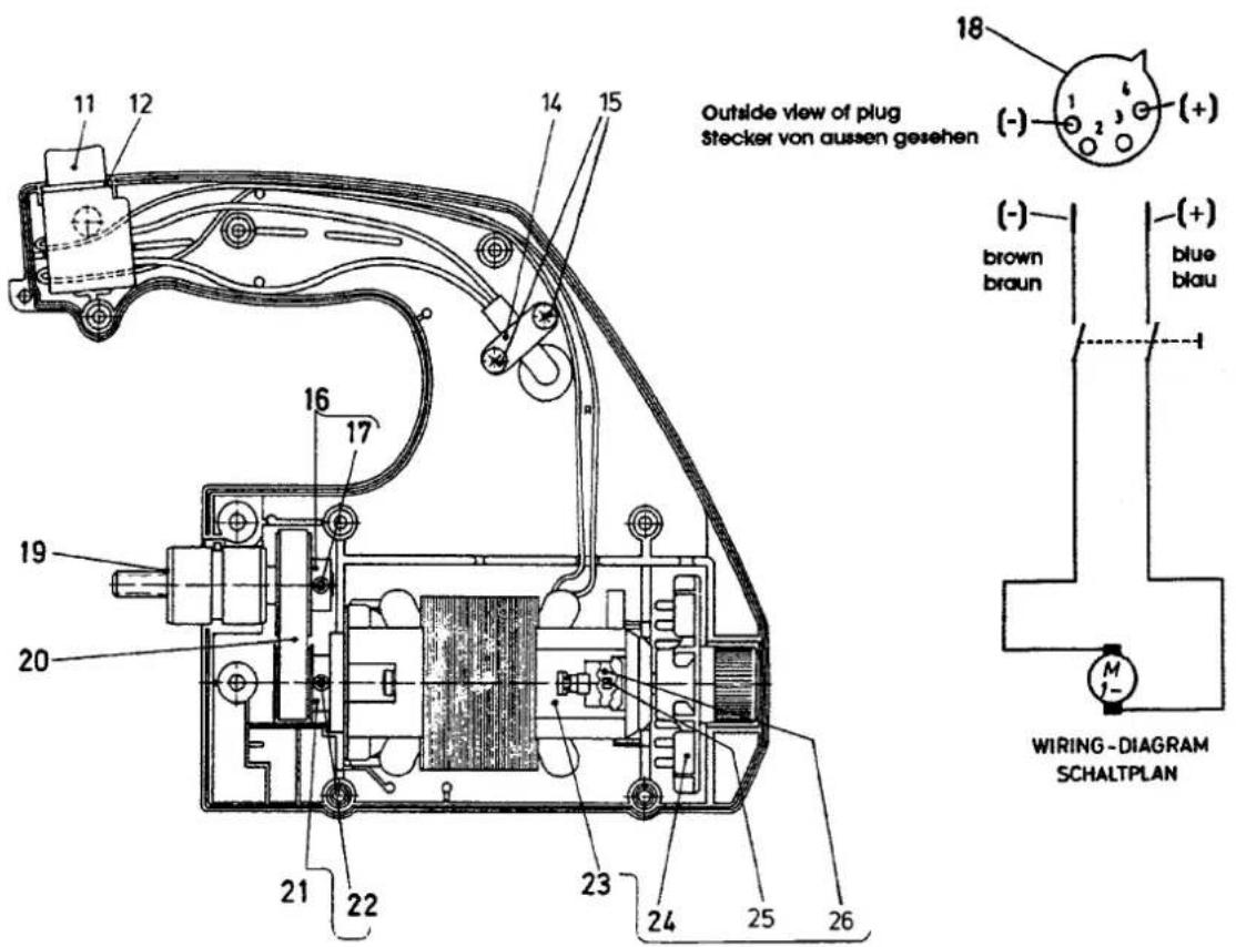 Union Special 2200FA - MOTOR ASSEMBLY PART NO. 29929AS (220-240 V, 50/60 Hz) STYLES 2200AS, AAS - 2