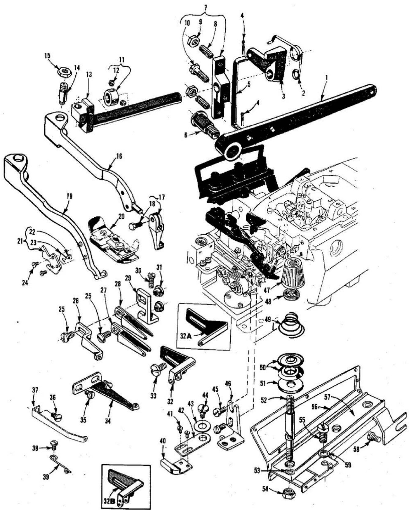 Union Special 39500XRN - SETTING PRESSURE VALVES - 11