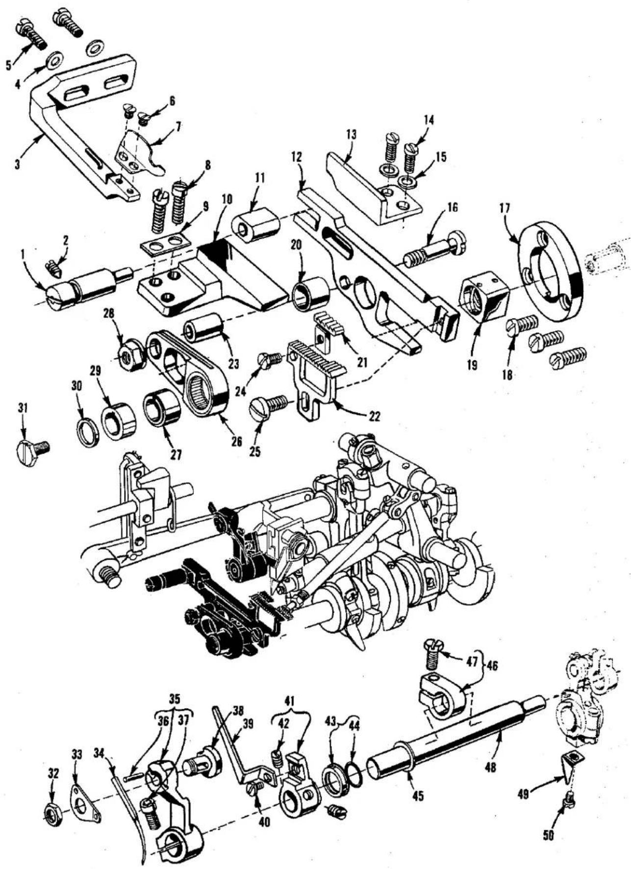Union Special 39500XRN - SETTING PRESSURE VALVES - 7
