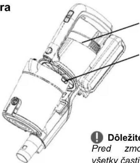 Vivax VCB-25VB Simply - Čistenie výfukového filtra - 1