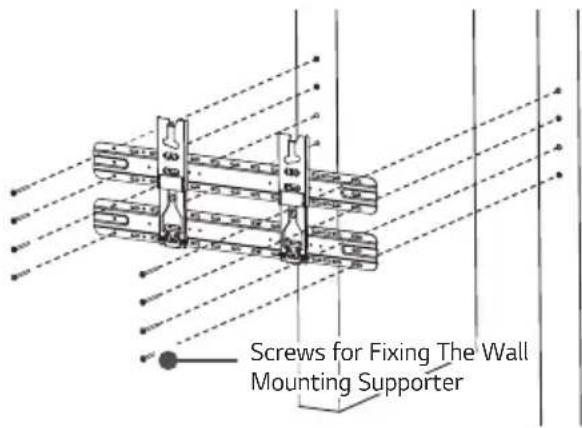 Screws for Fixing The Wall Mounting Supporter