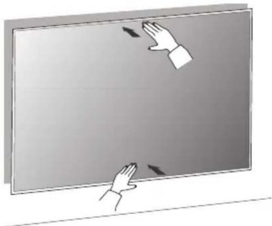 LG WB21LMB - 3-1) Separation distance between TV and wall: 13 mm (0.5 inches) - 6