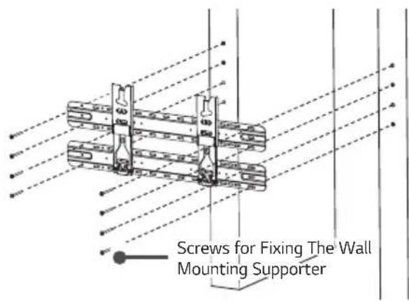 Screws for Fixing The Wall Mounting Supporter
