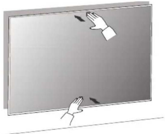 LG WB21LMB - 3-2) Separation distance between TV and wall: 39 mm (1.5 inches) - 6